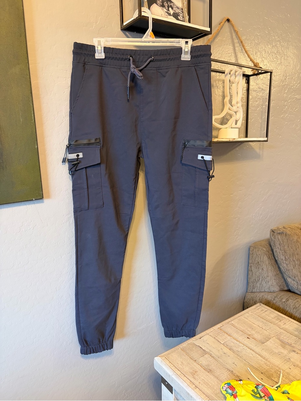 Reserved Men's Navy Cargo Jogger Pants